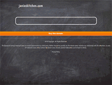 Tablet Screenshot of janieskitchen.com